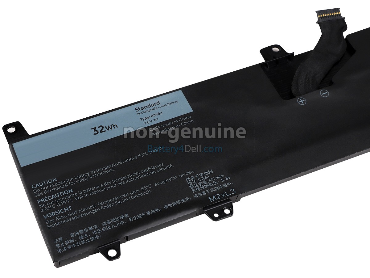 7.6V 32Wh Dell PGYK5 battery replacement