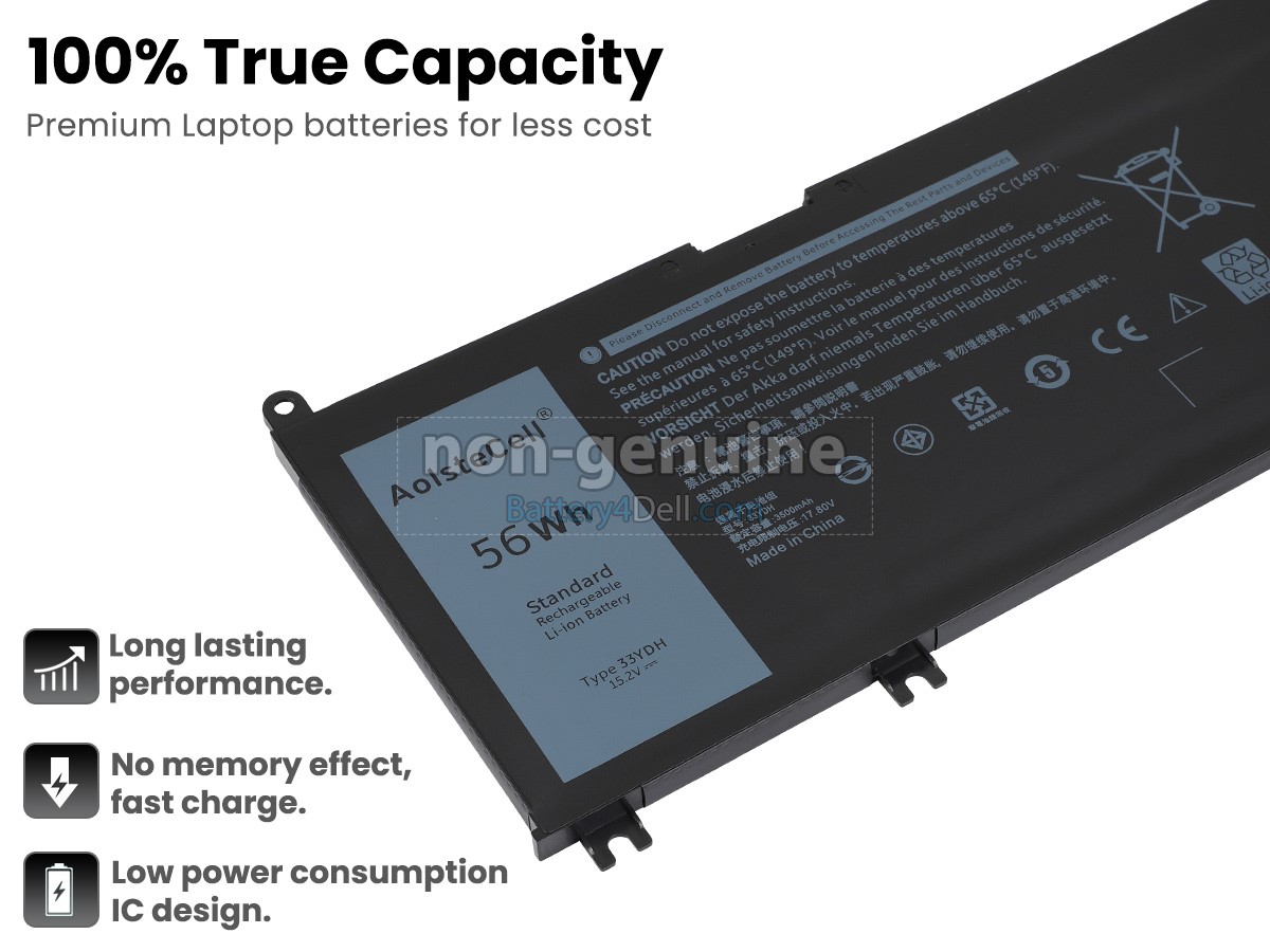 Dell YRDD6 battery replacement