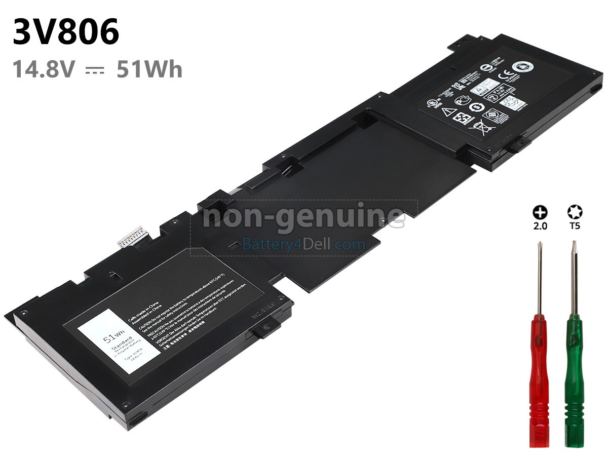 14.8V 51Wh Dell 2VMGK battery replacement
