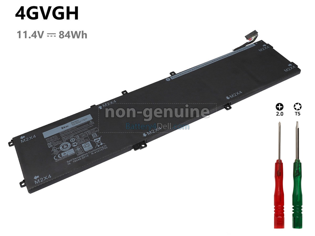 11.4V 84Wh Dell P56F battery replacement