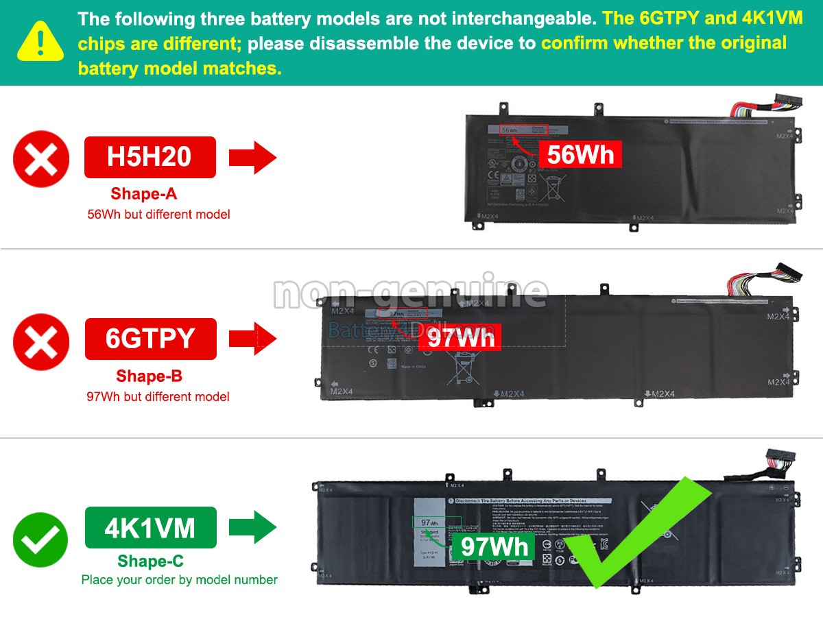 Dell P102F003 battery replacement