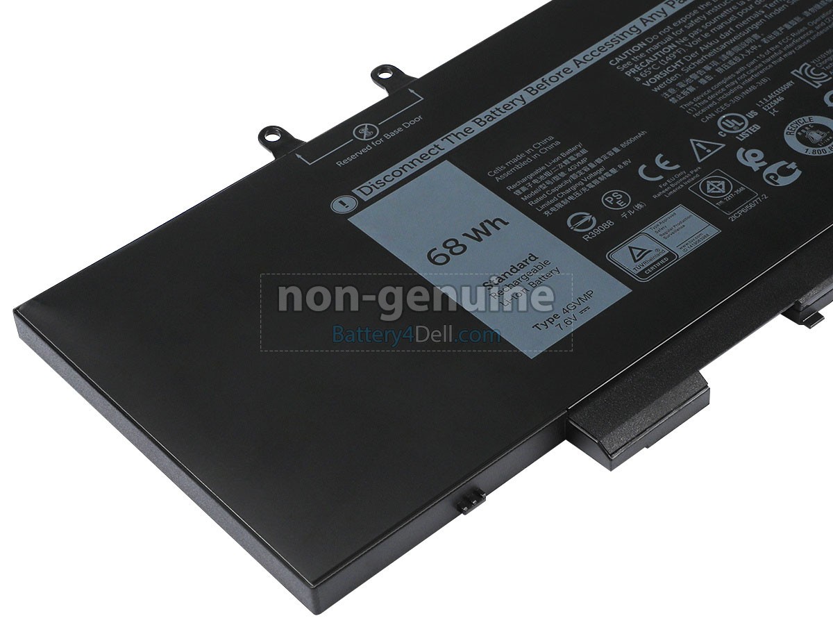 7.6V 68Wh Dell P84F001 battery replacement