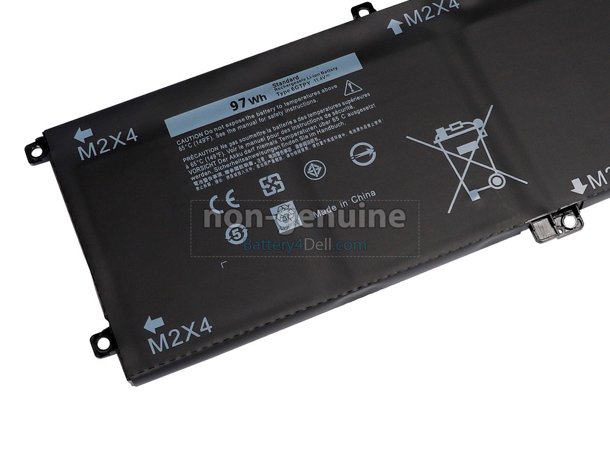 11.4V 97Wh Dell XPS 15 9570 battery replacement