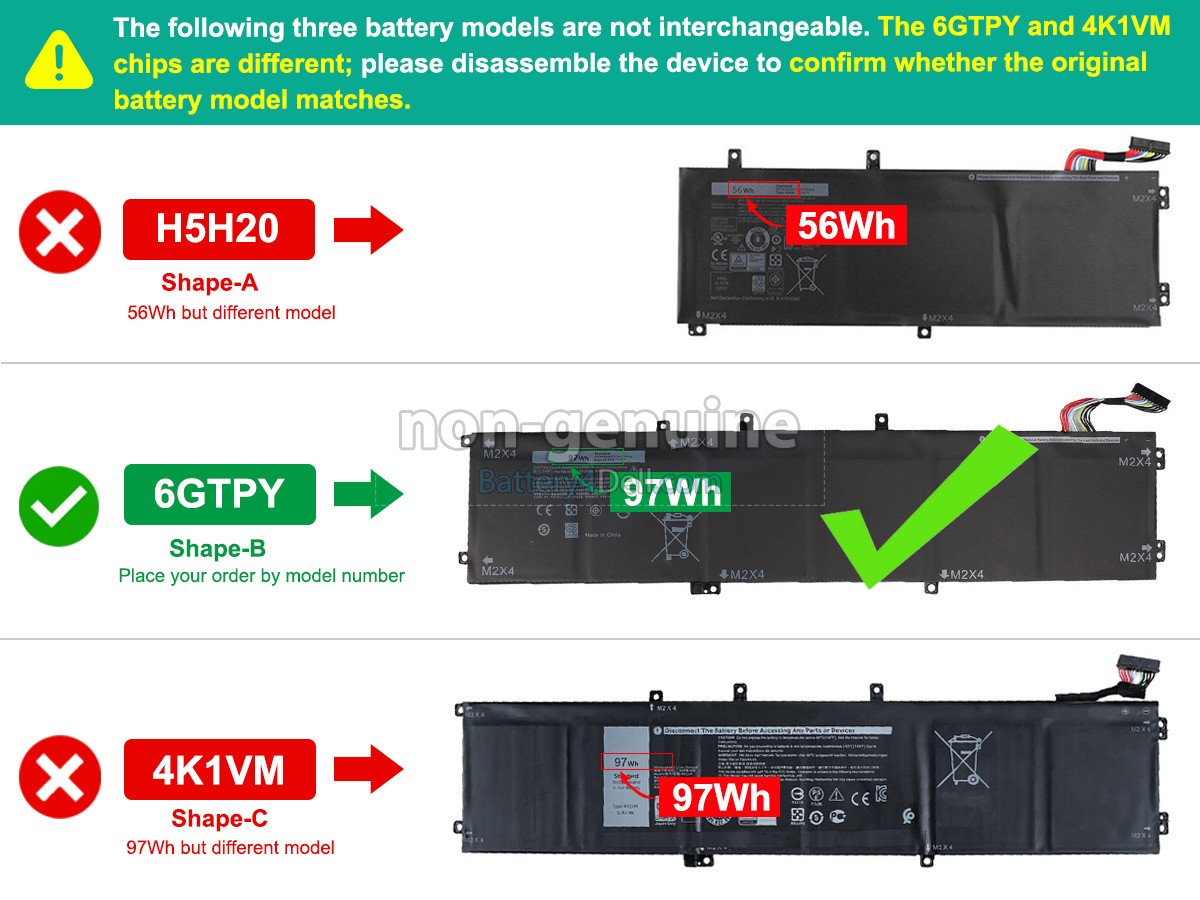 Dell P102F003 battery replacement