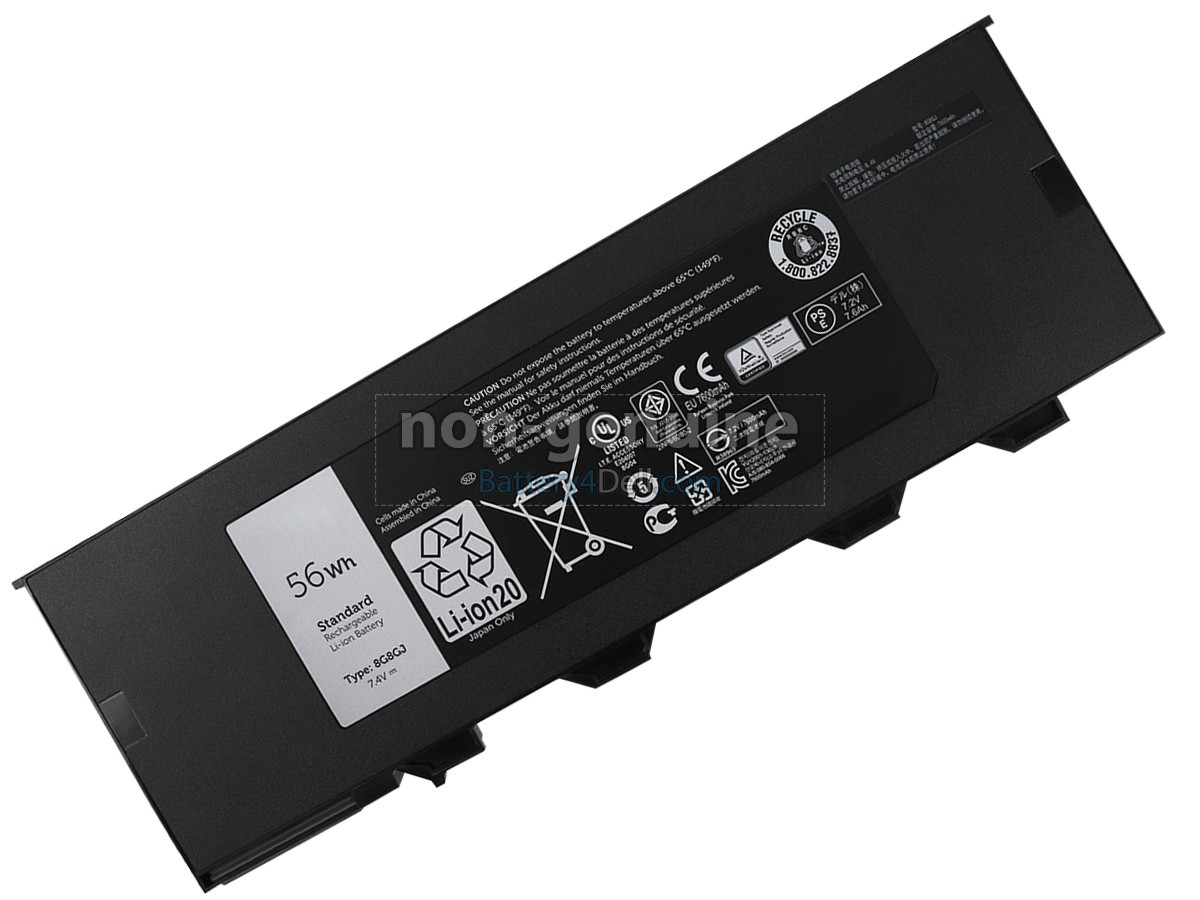 7.4V 56Wh Dell 08G8GJ battery replacement