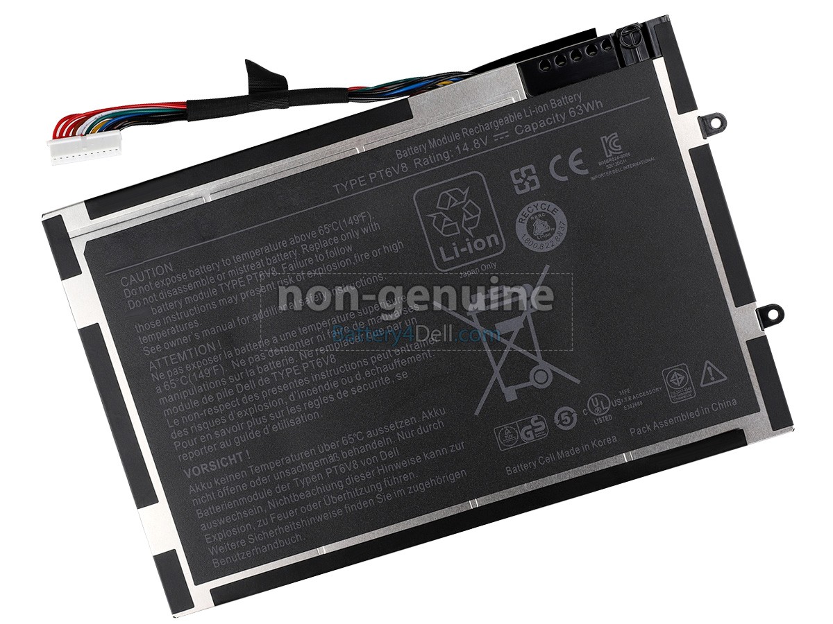 14.8V 4200mAh Dell 8P6X6 battery replacement