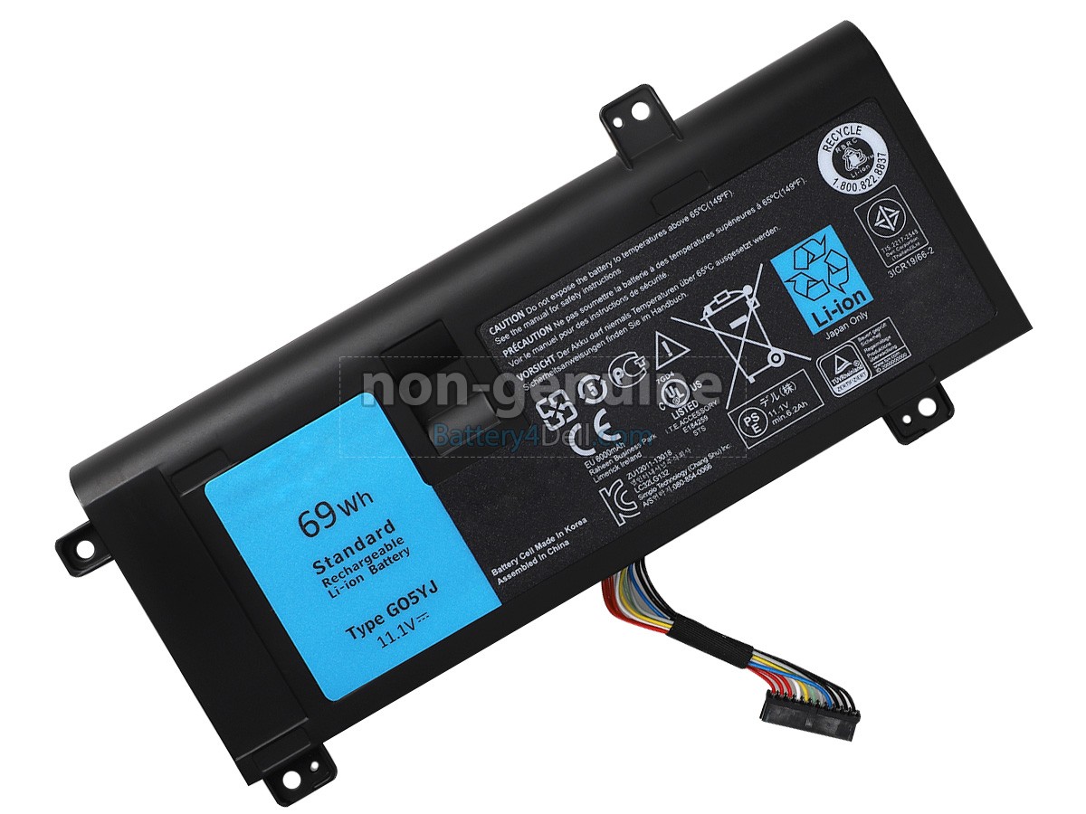 11.1V 69Wh Dell Alienware 14D-1528 battery replacement