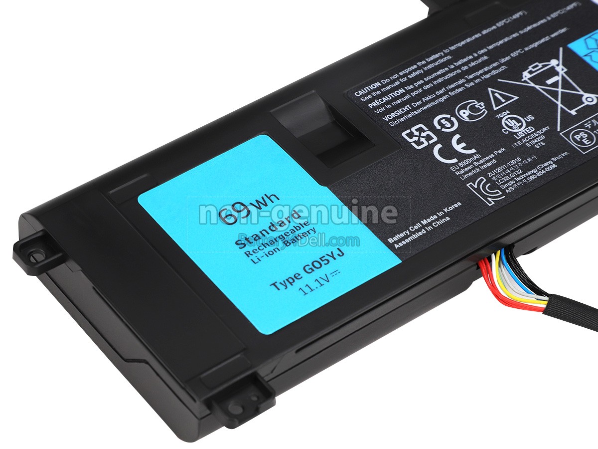 11.1V 69Wh Dell Alienware 14D-1528 battery replacement