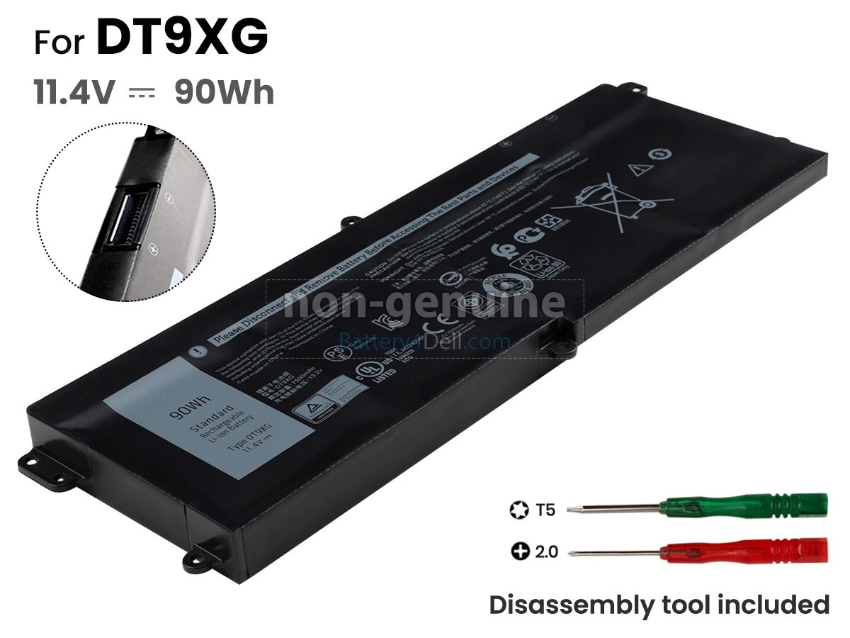 11.4V 90Wh Dell P38E battery replacement