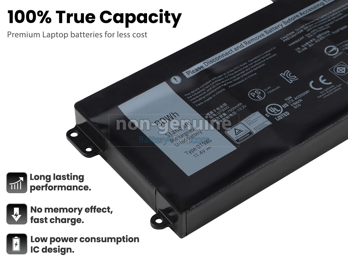 11.4V 90Wh Dell P38E battery replacement
