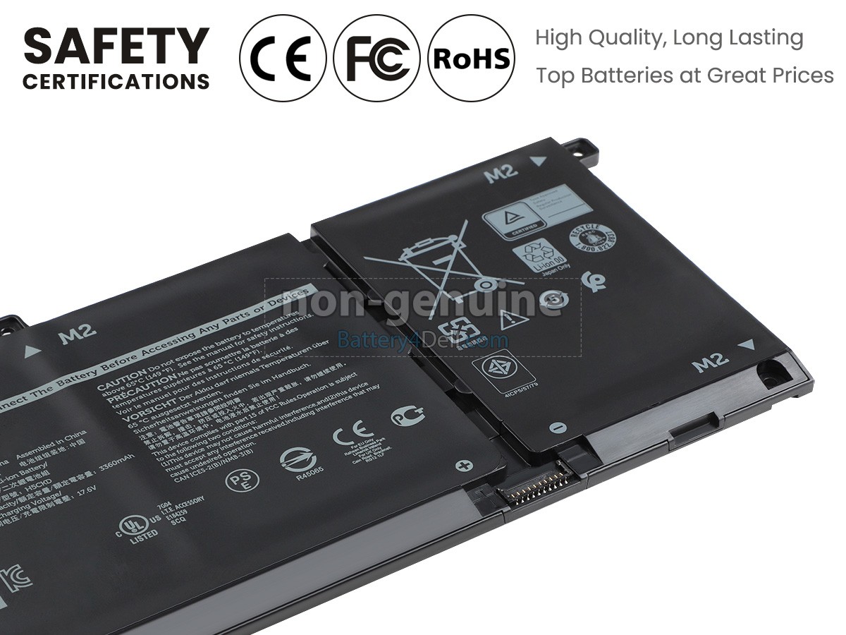 15V 53Wh Dell Inspiron 14 5409 battery replacement