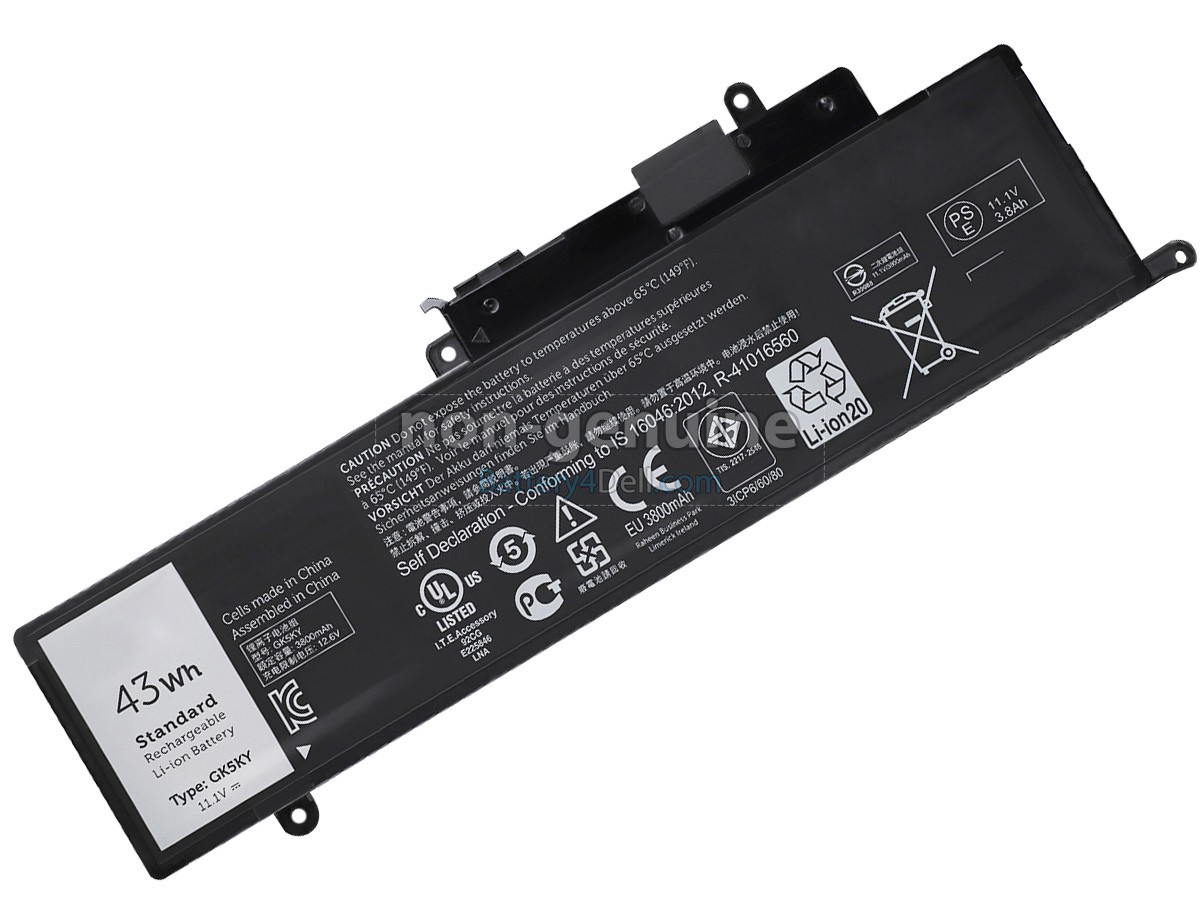 11.1V 43Wh Dell Inspiron 11-3147 battery replacement