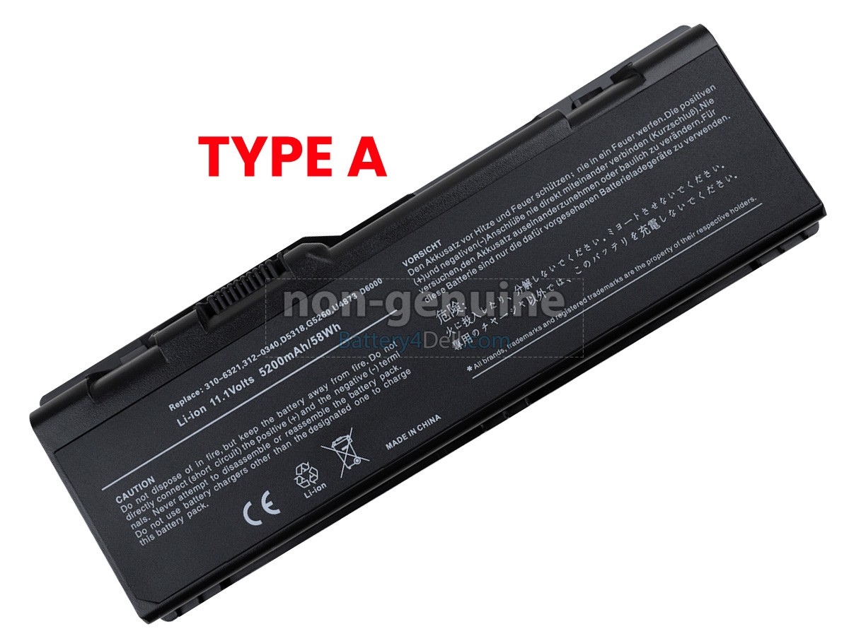 11.1V 4400mAh Dell Inspiron XPS M1710 battery replacement