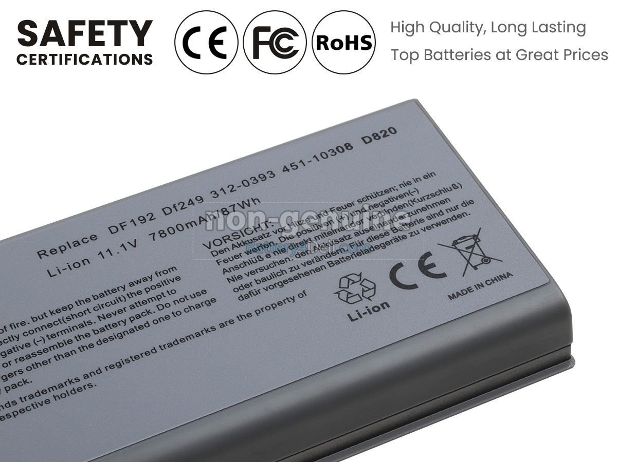 11.1V 6600mAh Dell CF623 battery replacement