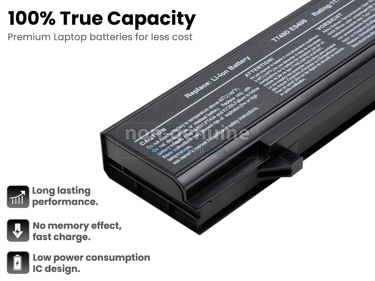 11.1V 4400mAh Dell Latitude E5500 battery replacement