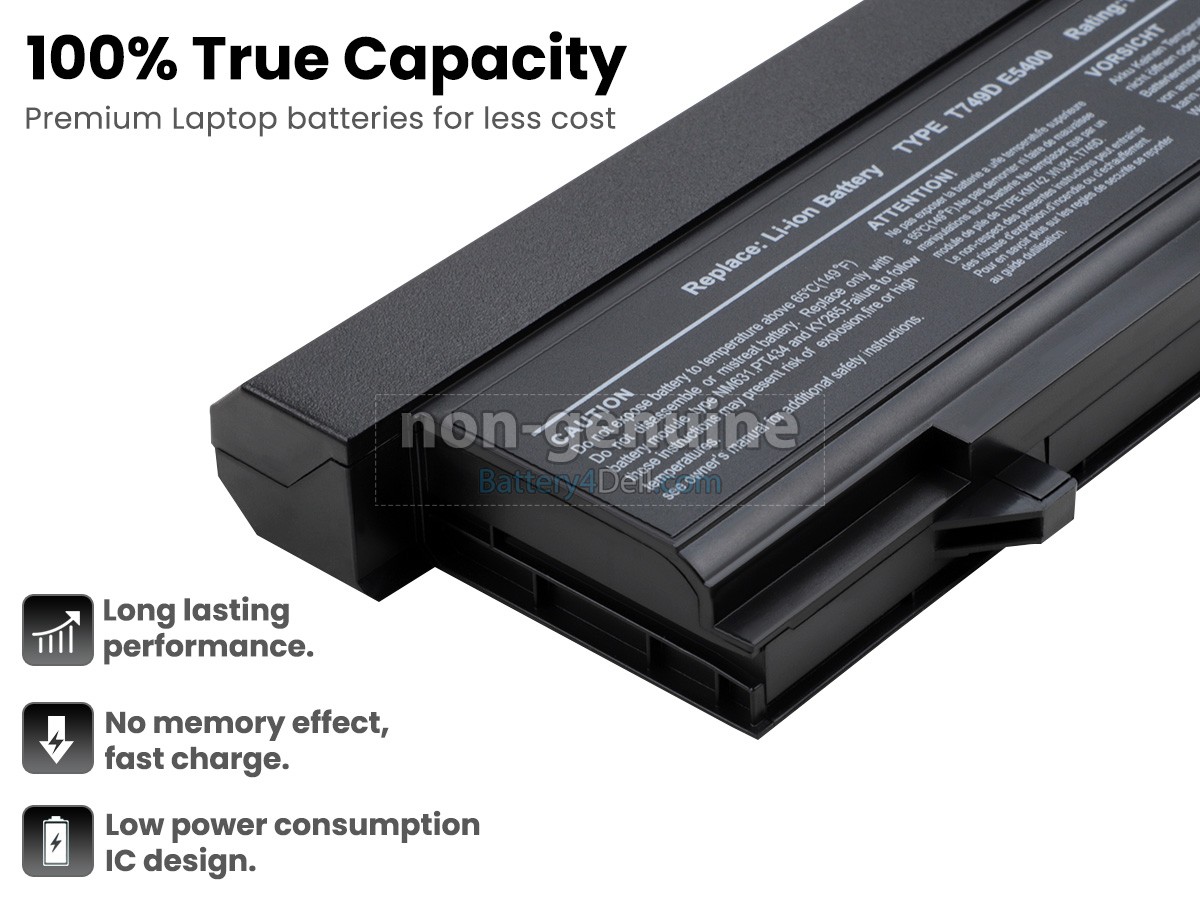 11.1V 6600mAh Dell Latitude E5500 battery replacement