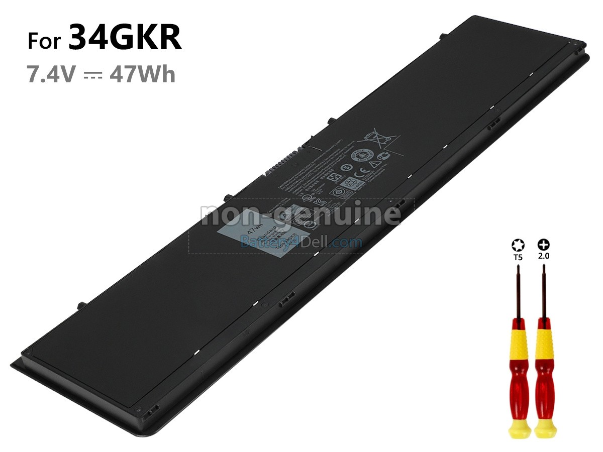 7.4V 47Wh Dell 3RNFD battery replacement