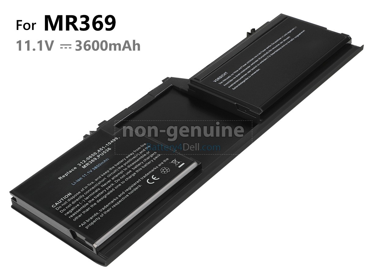 11.1V 3600mAh Dell Latitude XT2 XFR battery replacement