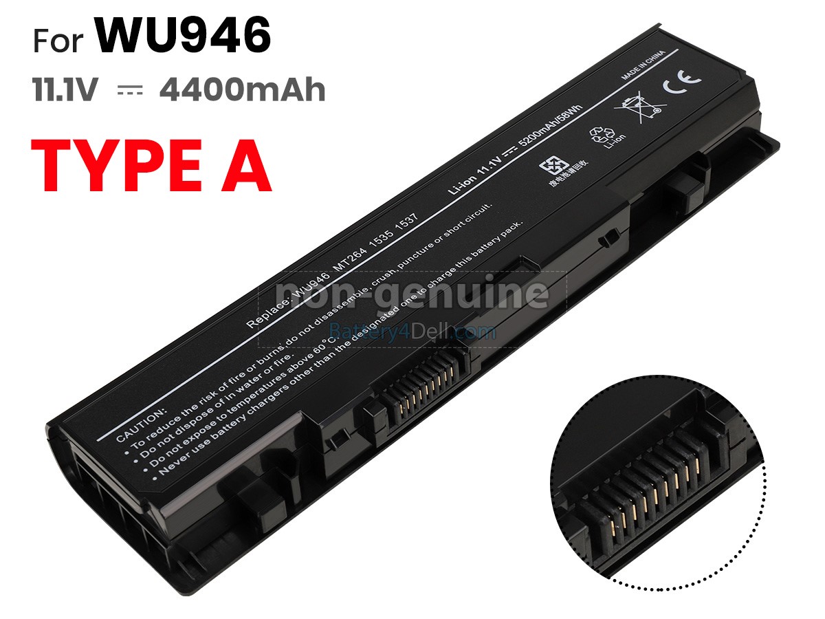 11.1V 4400mAh Dell KM965 battery replacement
