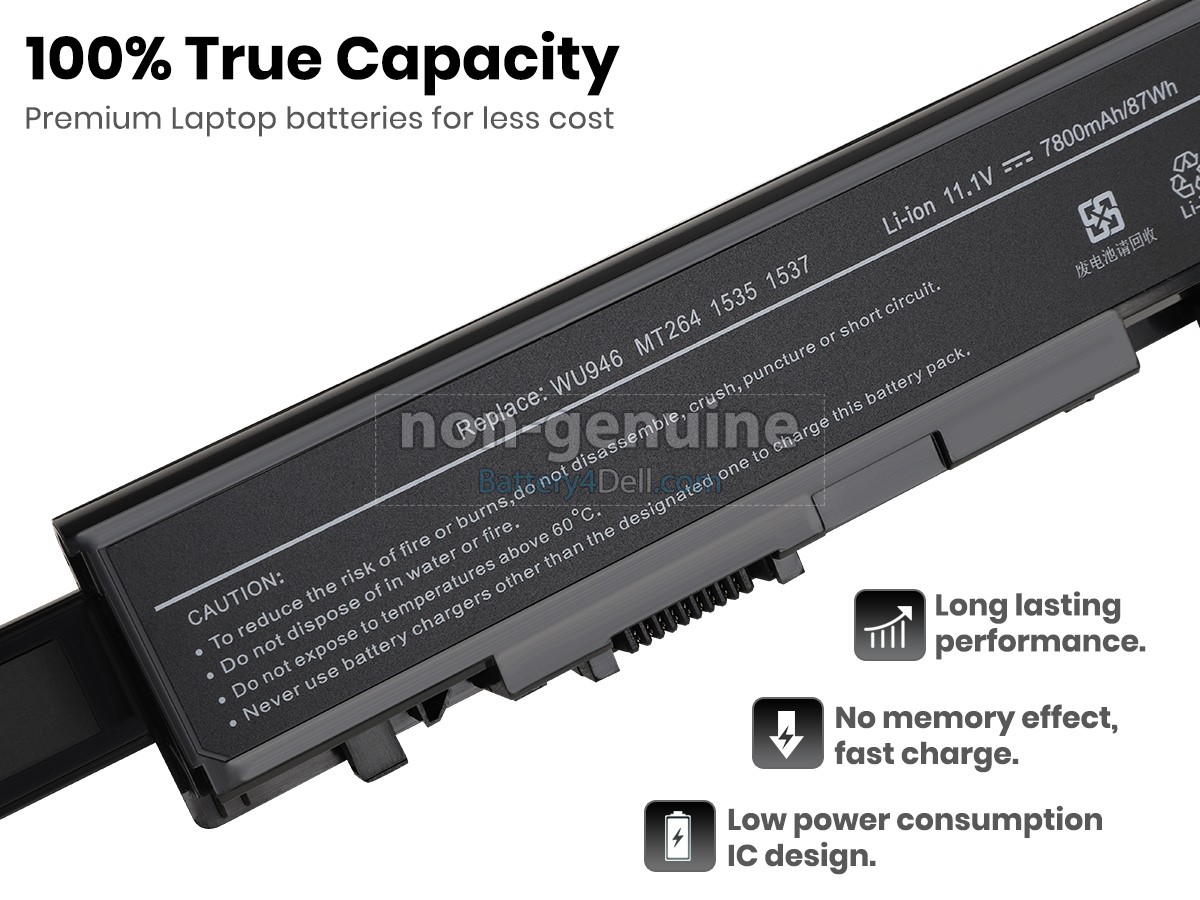 11.1V 6600mAh Dell KM965 battery replacement