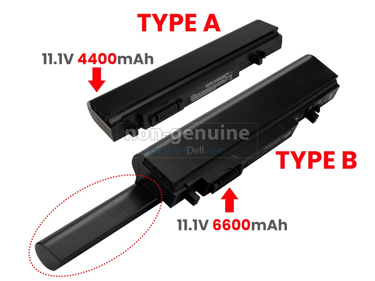 11.1V 6600mAh Dell Studio XPS M1640 battery replacement