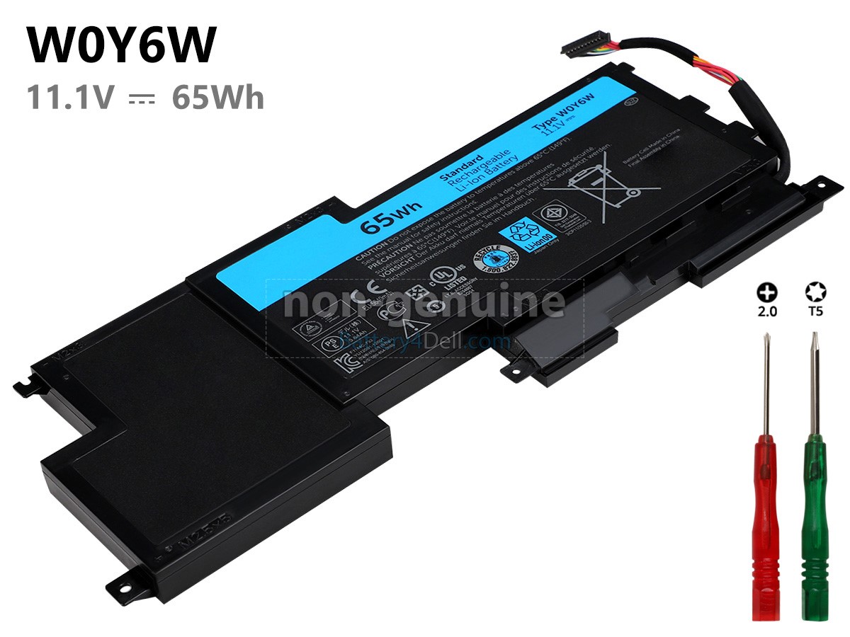 11.1V 65Wh Dell 09F233 battery replacement