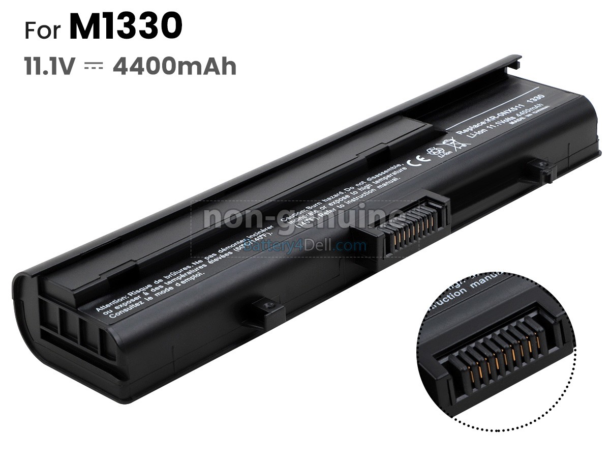 11.1V 4400mAh Dell XPS M1330 battery replacement